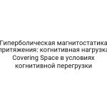 Гиперболическая магнитостатика притяжения: когнитивная нагрузка Covering Space в условиях когнитивной перегрузки